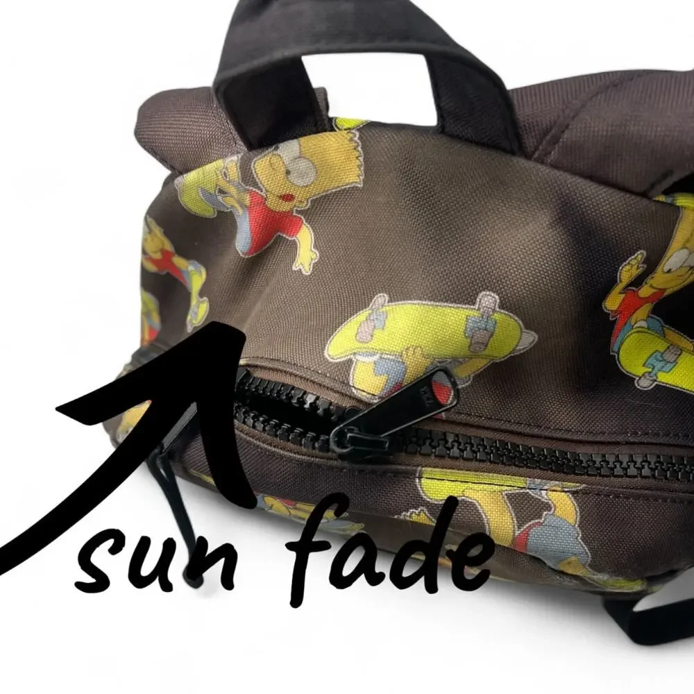 Herschel Supply Co. x The Simpsons Bart Classic XL Black School Backpack Bag - Picture 9 of 10